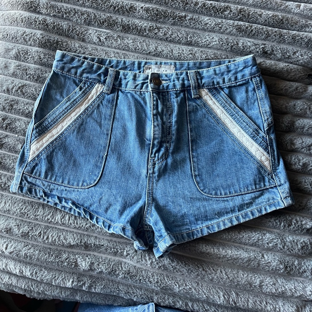 Free people eyelet shorts